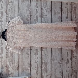 Ralph Lauren Lace Off White Dress New Size 2 Brand New